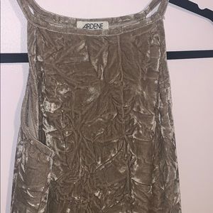 Vintage themed Crushed velvet tank top! CLEARANCE!